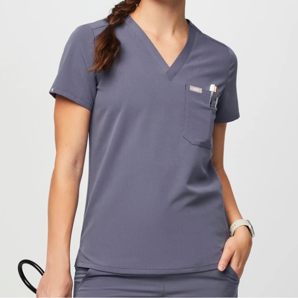 Figs space navy scrub set